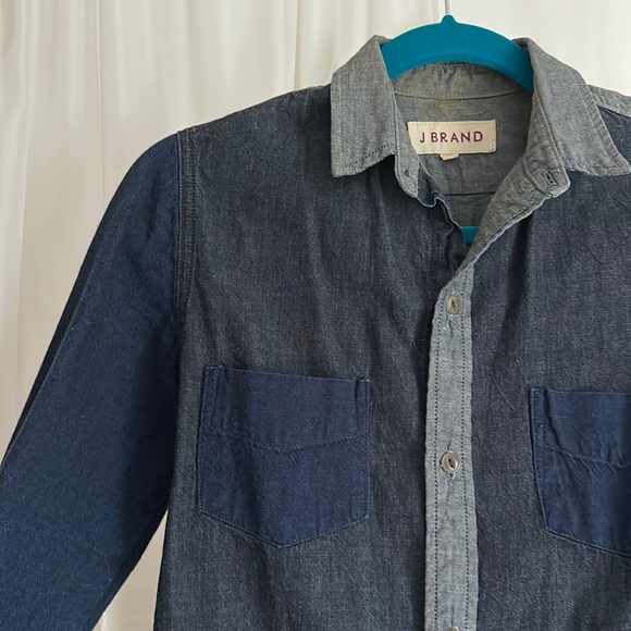 J Brand Denim Button-Down | Womens Small - Picture 1 of 5